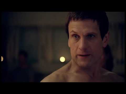 El gladiador Hilario (Hilarus) vs Tiberio. Spartacus La guerra de los Condenados. Español Latino