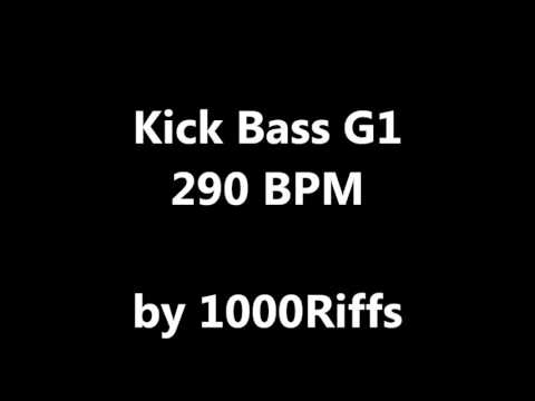 Kick Bass Drum G1 : 290 BPM - Beats Per Minute