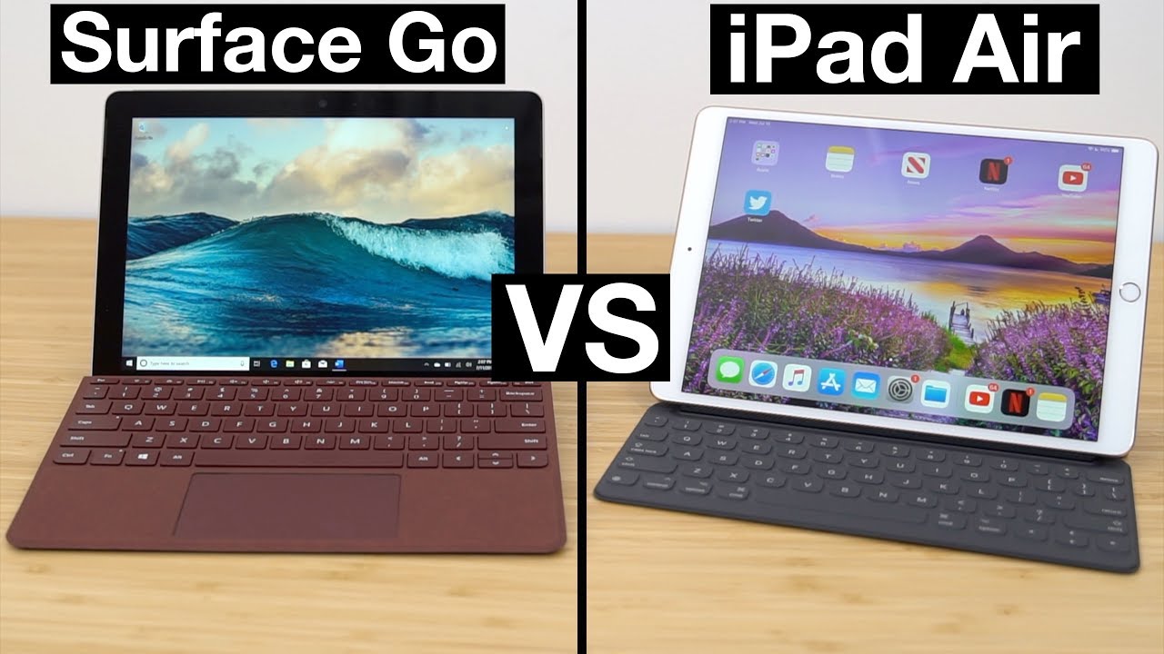 iPad Air vs. Microsoft Surface Go: Better Laptop Replacement?