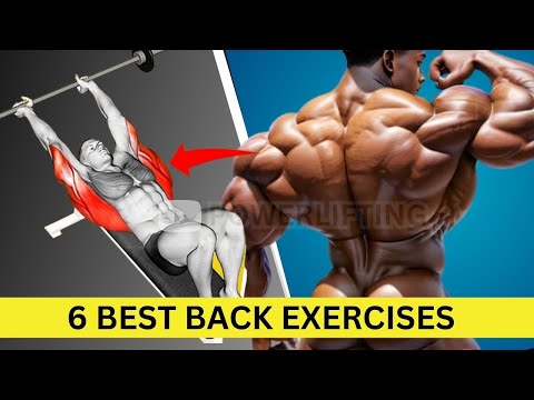 How to Build Thick/Wider Back (6 Effective Exercises) - Monster Back Workout | 3d Back Exercises