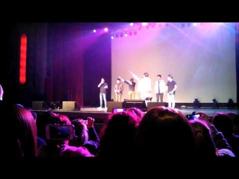 160405 TEEN TOP in Chicago: Rehearsal - Dabbing