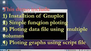gnuplot Installation and graph plotting tutorial on ( Linux / Ubuntu)