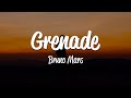 Bruno Mars - Grenade (Lyrics)