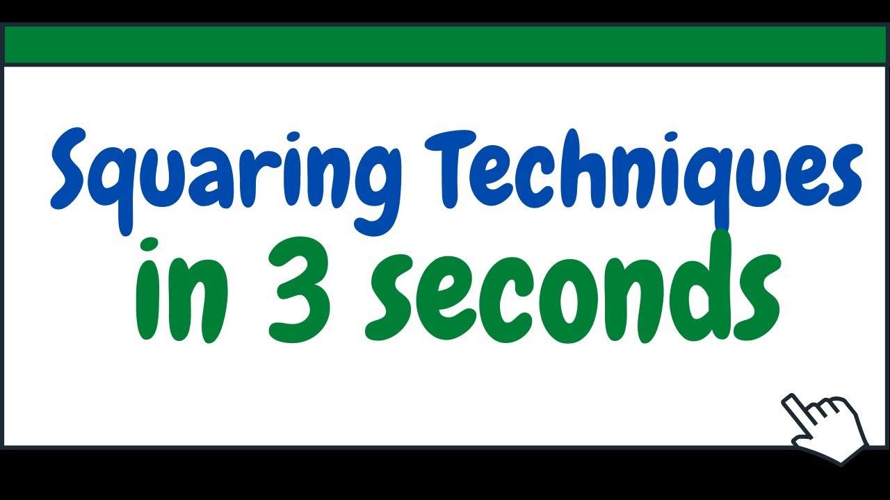 Math Tricks I Squaring Techniques I Math Shortcut I Mind Blowing Tricks