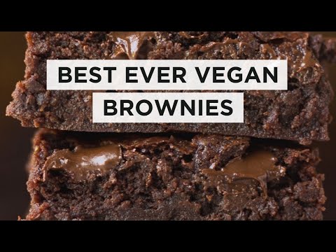 BEST EVER VEGAN BROWNIES!