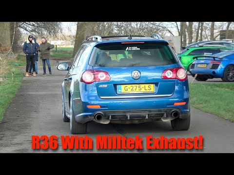Volkswagen Passat R36 VR6 with RK Custom Straight Exhaust - LOUD Revs, Accelerations, PURE Sound!