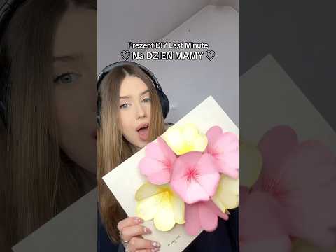 DIY Pop UP Flowers LAST Minute MOTHER’S Day CARD Tutorial