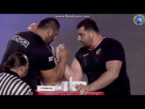 euroarm 2017 katovice / rigt arm/ FINAL/ levan saginashvili vs genadi kvikvinia