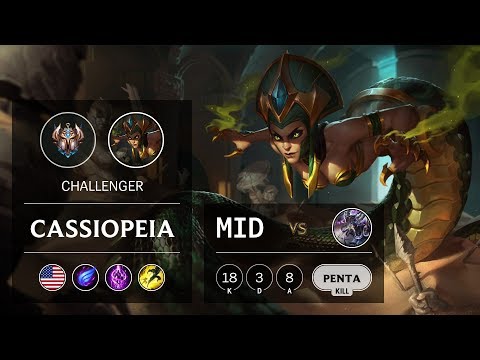 Cassiopeia Mid vs Kassadin - NA Challenger Patch 9.19