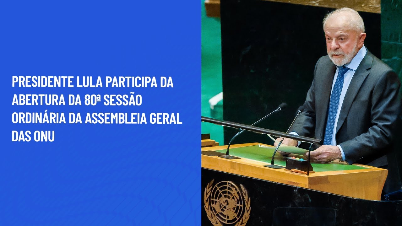 Imagem da notícia Lula abre debate da Assembleia Geral da ONU nesta terça (23)