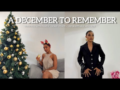 My December Vlog: Christmas with my Family + Life update + First Christmas Tree+ Gratitude 🎄  