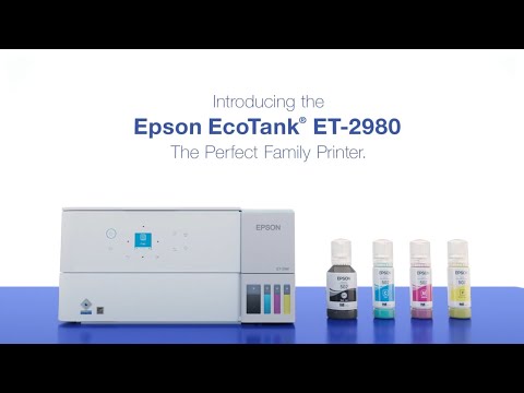 EcoTank ET-2980 Wireless All-in-One Color Supertank Printer