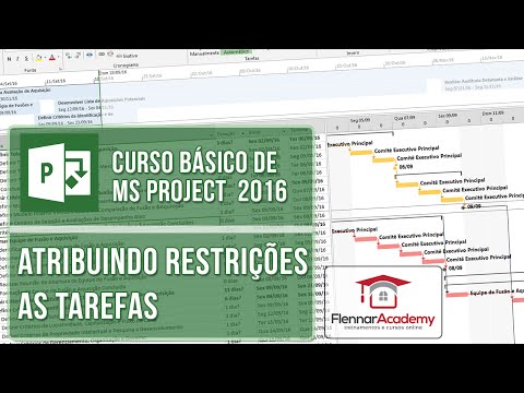 Aula 2-5 - Curso de MS Project - Atribuindo restrições as tarefas