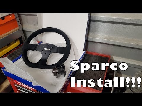 Sparco Quick Release and Steering Wheel Install- Evo X