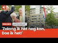 100-jarige mevrouw Van der A hijst de vlag voor 49e verjaardag De Posten