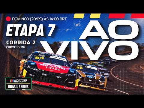[AO VIVO] CORRIDA 2 - Oval de Curvelo/MG - ETAPA 7 - NASCAR Brasil Series 2026