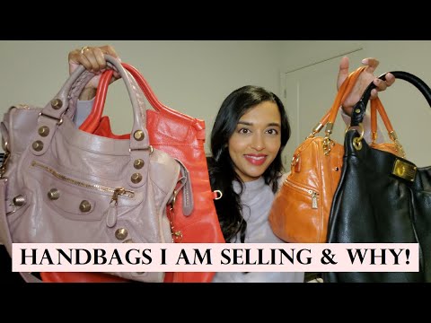 HANDBAGS I AM SELLING AND WHY?! Balenciaga, Marc Jacobs, Rebecca Minkoff, Foley and Corinna