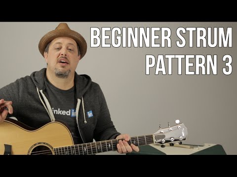 Beginner Strumming Patterns For Acoustic Guitar Pattern 3 - Beginner Guitar Lessons