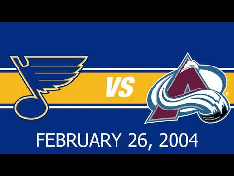 Highlights: Blues at Avalanche: February 26, 2004