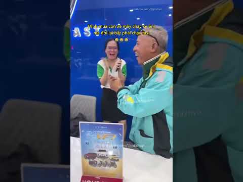 Định mua con xe máy chạy xe ôm mà đời lại bắt phải chạy taxi 😂 #vinfast #mayman #xeomcongnghe