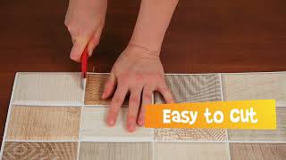 3D obkladový omyvatelný panel PVC Fipari (480 х 960 mm)