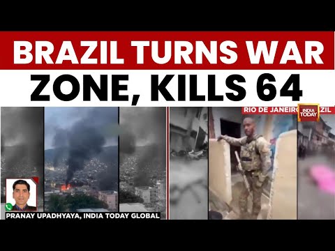 Brazil's Deadliest Gang War: 64 Killed in Rio's Favela Siege on Red Command | India Today News