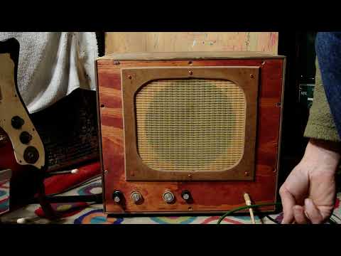Soaring Tortoise Reclaimed Rustic Woody Custom Hand Wired All Tube Amp Philco-Fonic Phive American USA image 3