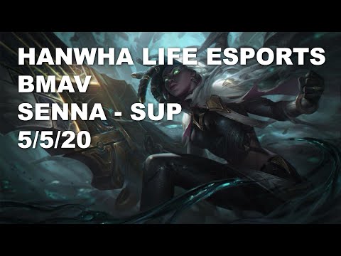 Hanwha Life Esports Bmav Sup Senna vs Pyke - KR Grandmaster Patch 10.8