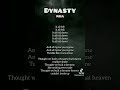 Dynasty (Lyrics) by MIIA #lyric #DynastybyMIIA #Dynasty #MIIA Dynasty (Lyrics) by MIIA #lyric #DynastybyMIIA #Dynasty #MIIA