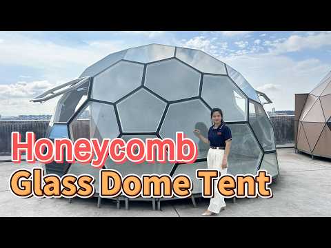 2024 Newest Glamping House  RAXTENT Honeycomb Glass Dome Tent