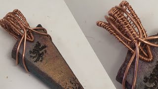 how to do a Wirework Bail on a front to back drill hole