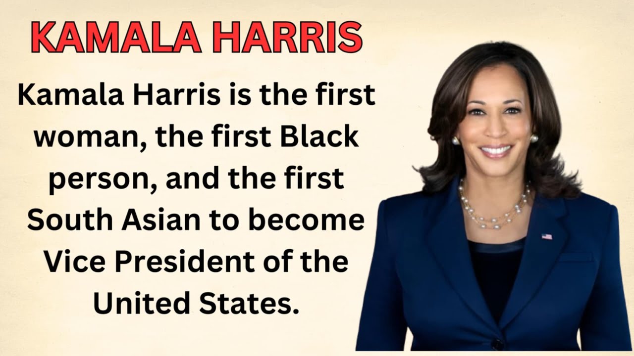 Kamala Harris's Biography✅ Learn English Through Story Level 2