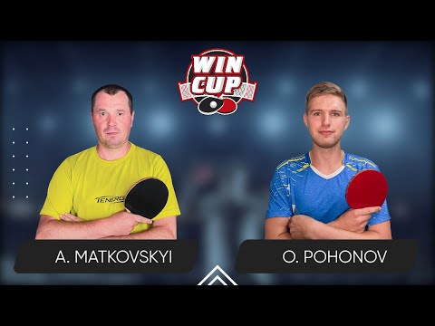 21:00 Andrii Matkovskyi - Oleksandr Pohonov West 5 WIN CUP 28.12.2023 | TABLE TENNIS WINCUP