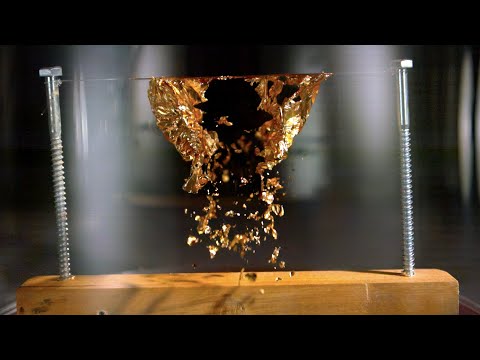 Exploding Gold in a Vacuum at 80,000FPS – The Slow Mo Guys