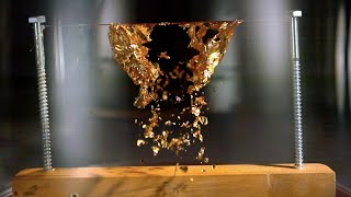 Exploding Gold in a Vacuum at 80,000FPS - The Slow Mo Guys