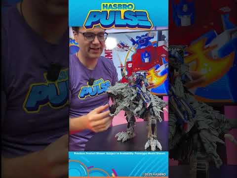 Titan Grimlock Up Close | Age of Extinction Prototype Preview | Hasbro Pulse