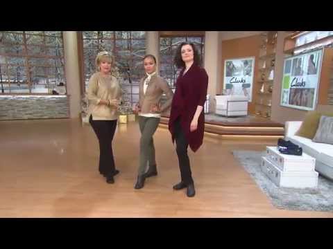 Clarks Leather Side Zip Ankle Boots - Nikki Star with Carolyn Gracie