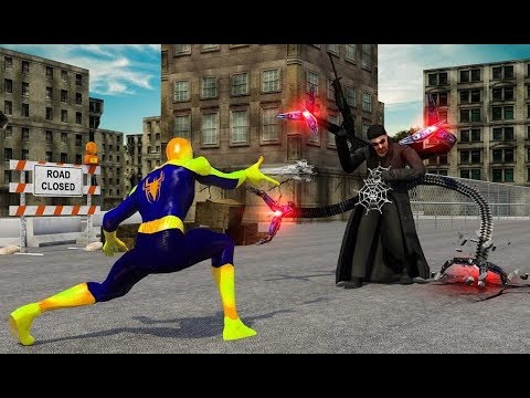 Spider Web Hero Vs Octarious | Spider Hero Gangster of Vegas Crime City - Android GamePlay
