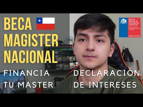 GUIA para adjudicarse la Beca Magíster Nacional (ANID) - MAGISTER/MASTER en CHILE