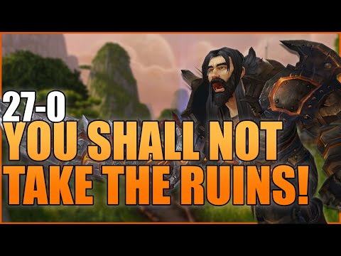 YOU SHALL NOT TAKE THE RUINS! (27-0 Deepwind Gorge) - WoW BFA 8.3 BG Live Commentary