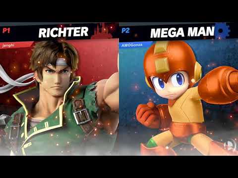 Jenghi vs AMOGonza - Winner's Semi Finals SSBU Singles - Back2Roots 1 | Richter vs Mega Man