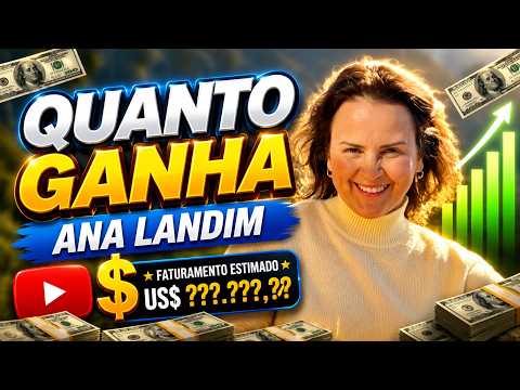 QUANTO GANHA O CANAL DA ANA LANDIM | GANHOS REAIS 2026