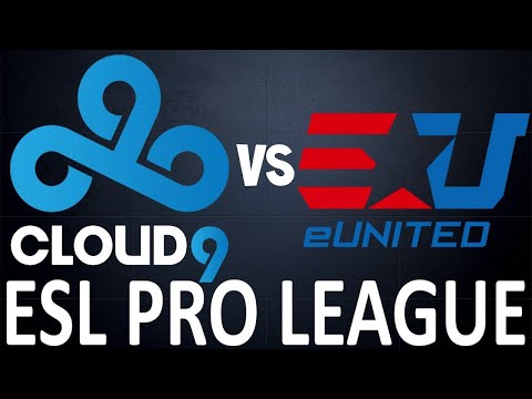 Cloud9 vs eUnited (Mirage) Highlights - ESL Pro League Season 8