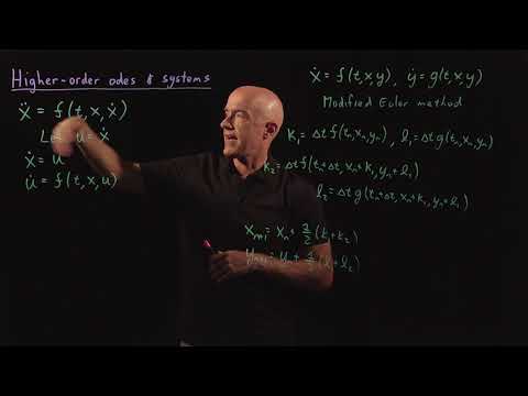 Higher-order ODEs and Systems | Lecture 53 | Numerical Methods for Engineers