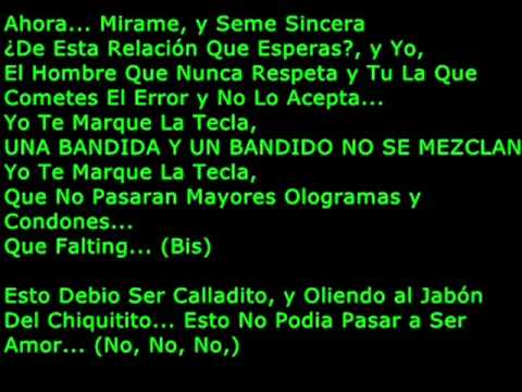 Amor De Bandido Dubosky - Letra