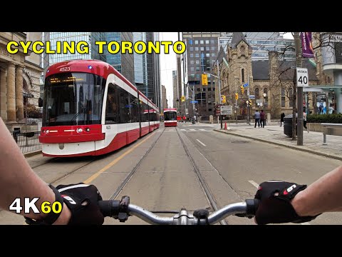 Spring Weather Toronto Bike Ride on Roncy, King & Dundas (March 11, 2021)