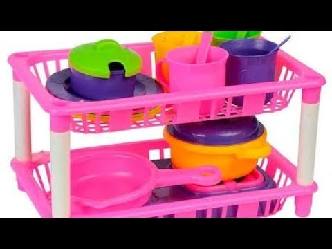 YENİ OYUNCAK MUTFAK SETİ ALDIK-EVCİLİK OYNADIK- EĞLENCELİ ÇOCUK VİDEOLARI