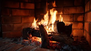 🔥 Fireplace 4K UHD! Fireplace with Crackling Fire Sounds. Fireplace Ambience