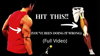 The SECRET to targeting the LONG HEAD of the TRICEPS! (FULL VIDEO)
