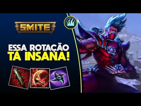Essa rotação tá INSANA! Não aguentaram! MERCÚRIO/MERCURY JUNGLER - ⚡ Smite BR Ranked Conquista